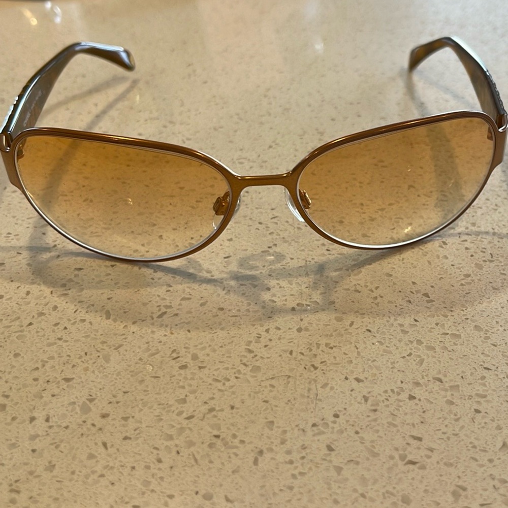 CHANEL Brown Sunglasses